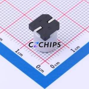 Condensateur électrolytique hybride solide-liquide en aluminium HBW470M1JTR-0810 SMD, D8xL10mm 47uF 20% 63V 8mm - Product Image 2