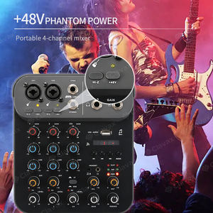 Clavax CLMC-G4B Console <span class=keywords><strong>de</strong></span> <span class=keywords><strong>mixage</strong></span> audio 4 canaux avec carte son intégrée BT USB pour l'enregistrement et le streaming - Product Image 4