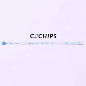 FFC-0.5-8P-100mm-B FFC Cable (Flexible Flat Cable) P=0.5mm Connector 8P 0.5mm 0.3mm Reverse - Product Image 1