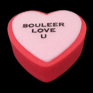Wholesale Heart-Shaped Red Bath Sponge Exfoliating Brush Durable Portable Body Remover Factory Supply for <strong>Pet</strong> <strong>Cleaning</strong> <strong>Bathing</strong> - Product Image 6
