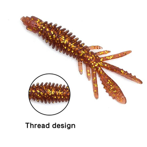 Señuelos de Pesca de 1.8g y 65mm, Imitación de Camarón, Señuelos Blandos de Plástico para Pesca - Product Image 2