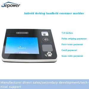 Terminal de point de vente Android <span class=keywords><strong>11</strong></span> avec scanner biométrique de la veine palmaire, WiFi, 4G, NFC, en stock - Product Image 2