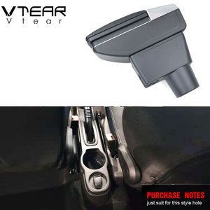 Vtear Elegante Bracciolo Anteriore per Auto in ABS e Pelle PU con Vano Portaoggetti e Portabicchieri, <span class=keywords><strong>Accessori</strong></span> Interni per Renault <span class=keywords><strong>Dacia</strong></span> <span class=keywords><strong>Duster</strong></span> 2010-2022 - Product Image 2