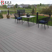 Planche en bois plastique de haute qualité Plancher en bois extérieur Imperméable Revêtement de sol moderne Terrasse Composite
