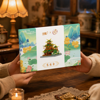 Jiyazhai Modèle de puzzle métallique DIY Kit 3D Éducatif Vente en gros Personnalisé Jouet STEM Cadeau Décoration Direct Usine OEM CE EN71