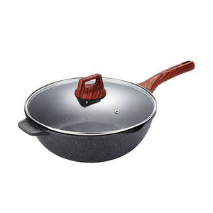 Wok professionnel en alliage d'aluminium de qualité supérieure pour la cuisine chinoise traditionnelle et les services de traiteur - Product Image 1
