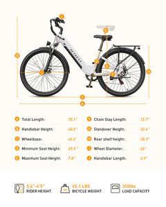 Bicicleta Elétrica ACTBEST Core ST <span class=keywords><strong>2.0</strong></span> Step Through 48v Estilosa para Deslocamento Urbano - Product Image 6
