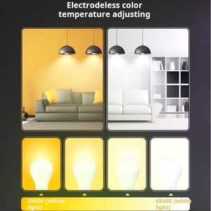 Bombillas <span class=keywords><strong>LED</strong></span> 2,4G Color de atenuación continua 6W 7W Lámpara de <span class=keywords><strong>bombilla</strong></span> Interruptor de temporizador E27 E26 <span class=keywords><strong>LED</strong></span> <span class=keywords><strong>Bombilla</strong></span> inteligente para el hogar - Product Image 4