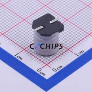 Condensateur électrolytique en aluminium SMD EEEHD1A221AP, SMD, D8xL10.2mm 220uF 20% 10V 160mA-120Hz - Product Image 2