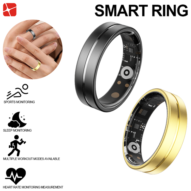 2026 Newest Ring Smart Ai Health Tracker 5D Monitoring Heart Rate Blood Oxygen Sleep Monitor 5Atm Waterproof for Men Women