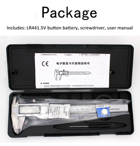 All'ingrosso grande schermo LCD di alta precisione in acciaio inox nonio calibro 150 200 300mm strumenti di misura digitale Vernier calibro - Product Image 6