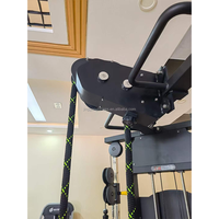 Machines de traction de corde de résistance magnétique rotative de gymnastique à la maison