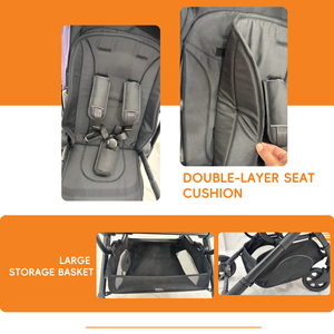 Système de voyage léger 3 en 1 de haute qualité <span class=keywords><strong>Porte</strong></span>-bébé réglable avec landau et marcheur Accessoires pour poussettes - Product Image 6