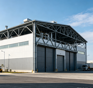 Edificio Moderno Prefabricado con Estructura de Acero para Taller Comercial, Almacén, Supermercado, Nave Industrial, Taller Mecánico, Oficina - Product Image 2