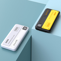 Batterie externe portable ultra-mince 10000 mAh Li-Polymère à charge rapide PD 22,5 W avec affichage numérique et entrée/sortie Type-C – Vente en gros