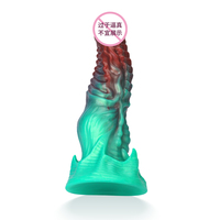 Gran oferta, tapón Anal de silicona luminoso XXL, gran Consolador de lobo enorme, pene monstruo con ventosa para mujeres, masturbación, tienda de juguetes sexuales