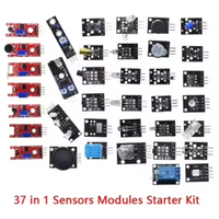 Kit de Démarrage de Modules de Capteurs 45 en 1 pour Arduino, Mieux que le Kit de Capteurs 37 en 1, Compatible UUNO R3 MEGA2560