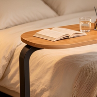 Petite table basse moderne en fer avec rangement, table d'appoint mobile pour chambre et salon