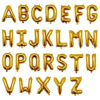 Ballons en feuille de 16 pouces, lettres A-Z, ballons en aluminium, chiffres, ballons d'anniversaire, mariage, fête des mères, décorations, nom d'adulte