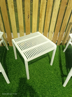 Table basse moderne en plastique ZUOHUI T-009 pour l'extérieur et le salon, avec un design innovant, facile à transporter, 45*45