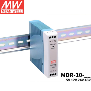 Fuente de Alimentación <span class=keywords><strong>MEAN</strong></span> <span class=keywords><strong>WELL</strong></span> Serie <span class=keywords><strong>MDR</strong></span> de 10W a 100W para Montaje en Riel DIN, Baja Pérdida sin Carga <0.75W para Automatización de Edificios y Hogar Inteligente - Product Image 3