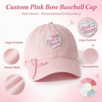 Casquette de baseball classique réglable pour homme, style décontracté, avec broderie cœur, 6 panneaux, idéale pour les loisirs et les activités sportives en extérieur