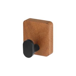 WEKIS Customized Non-Porous Self-Adhesive Eco-Friendly Multifunctional Wood Wall <b>Hooks</b> Silver/Gold/Black for <b>Bathroom</b> <b>Hooks</b> - Product Image 4