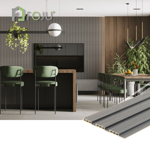 Nhà Máy bán hàng trực tiếp tự nhiên antisepsis 3D WPC bảng tường gỗ không thấm nước tấm Tường lưới Trần Hội Đồng Quản trị Ốp cho nhựa - Product Image 1