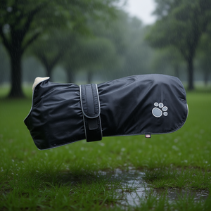 Capa Impermeable para Perro Orlans XL 80 cm Reflectante Negra - Product Image 3