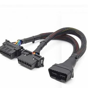 OBD PVC-klemtype vrouwelijke connector volledige naald volledige lijn motoranalysator omgebouwde kabel 30cm fabriek - Product Image 5