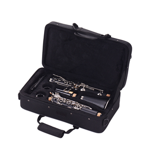 <span class=keywords><strong>Clarinetto</strong></span> Sib 17 Tasti per Principianti e Studenti, Strumento <span class=keywords><strong>a</strong></span> <span class=keywords><strong>Fiato</strong></span> con 2 Barili, Custodia e Kit di Pulizia - Product Image 6