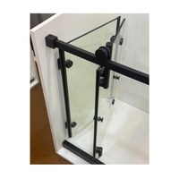 Nouvelle Tendance : Système de Porte de Douche Coulissante Pliante 2-en-1 en Verre pour Petites Salles de Bain – Kits de Quincaillerie pour Portes de Douche en Espaces Réduits