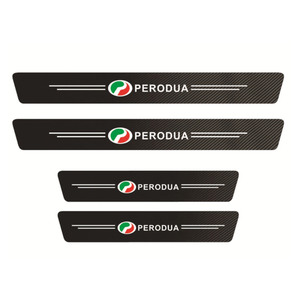 Pegatinas de logotipo UV <span class=keywords><strong>para</strong></span> umbral de <span class=keywords><strong>puerta</strong></span> de coche, Protector de <span class=keywords><strong>placa</strong></span> de desgaste de <span class=keywords><strong>vinilo</strong></span>, tira de umbral de fibra de carbono <span class=keywords><strong>para</strong></span> Perodua Proton - Product Image 1