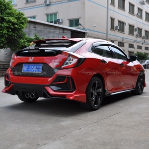 Nuevo para Honda Civic FC1 10ª Gen FK7 Type R Si M-Type, Alerones Traseros, Divisores de Parachoques Trasero, Faldones Laterales Traseros 2016+ - Product Image 4