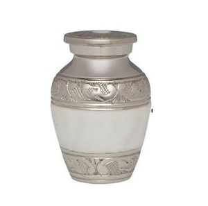 Vente chaude de haute qualité prêt à expédier des souvenirs de crémation en aluminium pour les restes humains fabricant direct urne souvenir - Product Image 2