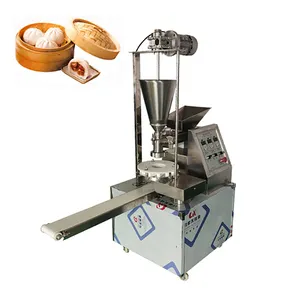 Chinese Bao Stuffed Bun Making Machine / Automatic Steamed Baozi Meat Pies Making Machine