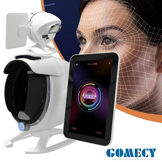 Professional Face Analyzer A6 8 Spectral Imaging Skin Analysis Machine 15.6 Inch Touch Screen Beauty Salon Equipment