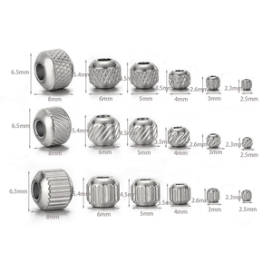 <span class=keywords><strong>Lovestory</strong></span> E372 Cadenas Sueltas Chapadas en Oro de 18k, Varios Tamaños, Patrón de Cuadrícula y Rayas Verticales, Venta al por Mayor de Joyería de Acero Inoxidable para Fabricación - Product Image 6