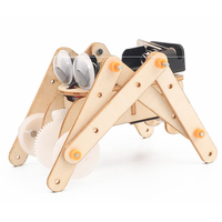École assemblé à la main bricolage modèle science physique tige éducatif ver rampant Robot jouet