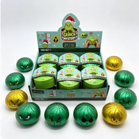 Édition Noël Monstre Vert Pelucheux Grinch 8,5 cm – Jouet Anti-Stress à Presser – Cadeau Amusant – Boîte Mystère Créative pour Adolescents