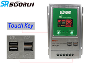 MPPT Solar-Laderegler 30A 12V 24V Auto mit 4 USB-Anschlüssen LCD-Display für Solarpanel-System CE ROHS