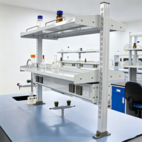 Meubles de laboratoire médical au design moderne, tables de laboratoire chimique, postes de travail, bancs de travail pour les écoles, les hôpitaux