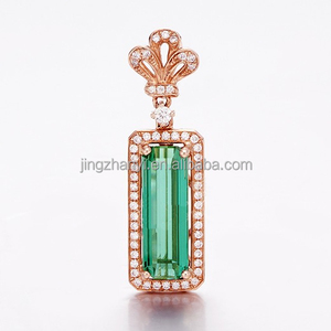 Turmalina Paraiba ovalada personalizable hecha en China 3.86ct Conjunto de joyas azul neón Certificado AIGS de alto rendimiento Piedra preciosa natural - Product Image 6