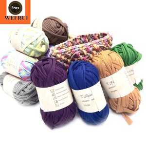 Éxito de Ventas Hilo de <span class=keywords><strong>Trapillo</strong></span> de Poliéster para Crochet Hecho a Mano Amigurumi para Tejer Bolsos - Product Image 1