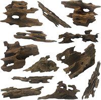 Bois de bogue polonais artificiel pour aquascape, design araignée, petit bois flottant pour aquarium, bois de bogue de rivière