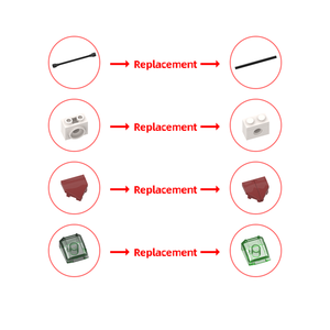 Funbuild Mecha Briques Jouets <span class=keywords><strong>Jeu</strong></span> Vidéo Série MOC-184219 Fireclaw Toys Robot Briques Modèle Ensemble Éducatif - Product Image 5