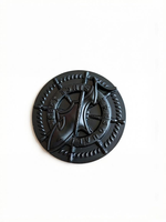 Badge de revers personnalisé 2026, design étoile vintage gravé, en alliage de zinc sans plomb, écologique, de haute qualité, cadeau souvenir OEM, vente en gros