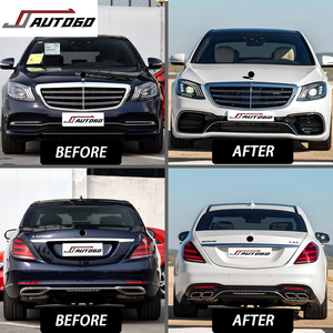 ชุดร่างกายสำหรับ <span class=keywords><strong>Mercedes</strong></span>-Benz S Class W222 S320 S350 S400 S420 S430 S450 <span class=keywords><strong>S500</strong></span> 2014 2015 2016 2017 2018 <span class=keywords><strong>2019</strong></span> Sport <span class=keywords><strong>AMG</strong></span> S63สไตล์ - Product Image 2