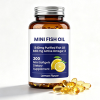Capsules d'huile de poisson oméga 3 en gélules molles, fabrication sur mesure, marque privée, supplément nutritionnel EPA DHA, usine OEM