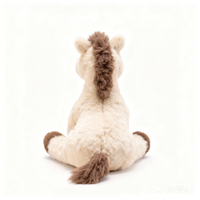 Mascotte en peluche personnalisée OEM/ODM Cheval du Zodiaque 2026, Poney porte-bonheur du Cheval pour le Nouvel An Chinois, Cadeau d'entreprise pour le Nouvel An